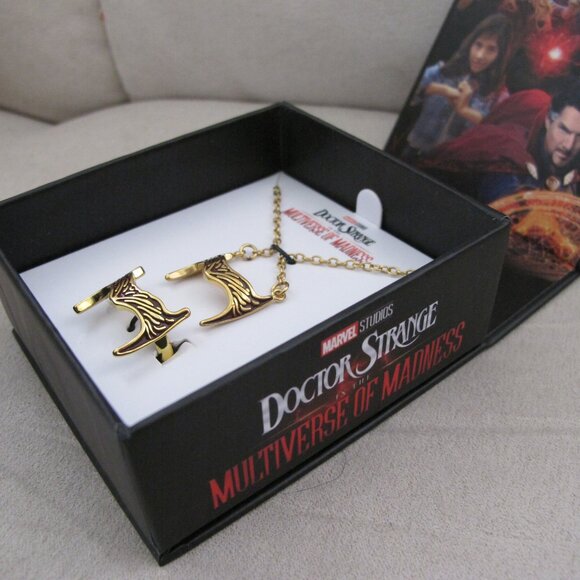 Scarlet Witch Necklace and Ring Set - Picture 8 of 8